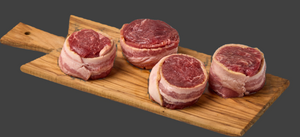 Bacon Wrapped Tenderloin  4oz - FROZEN